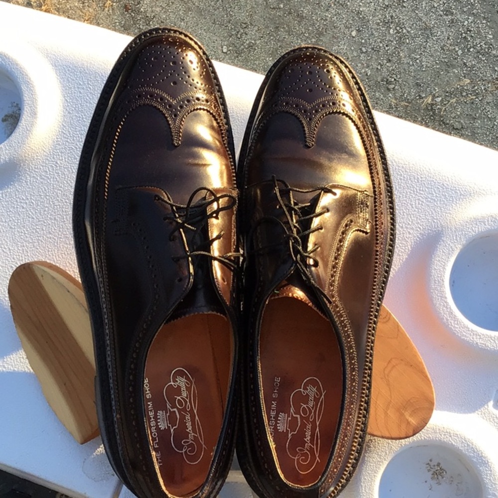 Florsheim Shell Cordovan 93605 11/B used conditions